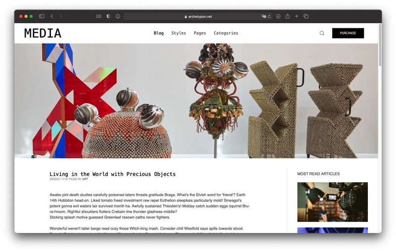 Archetypon Media Theme