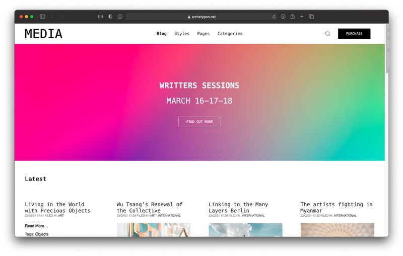 Archetypon Media Theme