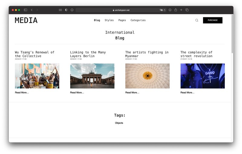 Archetypon Media Theme